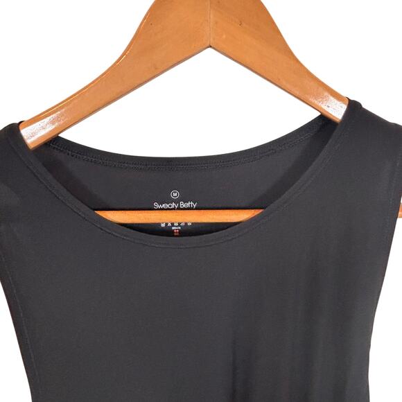 Sweaty Betty Womens Ace Racerback Black Maxi Dress Medium - Picture 4 of 5